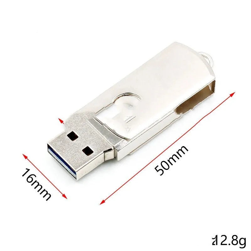 ATMEGA32U4 virtual keyboard development board measuring 50mm by 16mm with USB connector