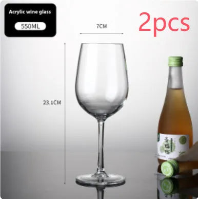 Clear PC acrylic party catering bottle for milk tea and red wine, 300ml or 550ml capacity.