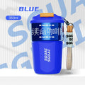 Japanese-style portable stainless steel coffee cup in blue colour with 50mL capacity