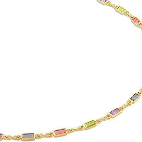 Geometric glass pendant necklace for women on an adjustable alloy chain, cold wind style.