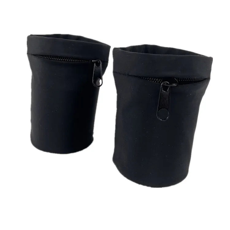 Wrist bag armband sleeve measuring 10 by 10.5 cm with OPP and cardboard packaging