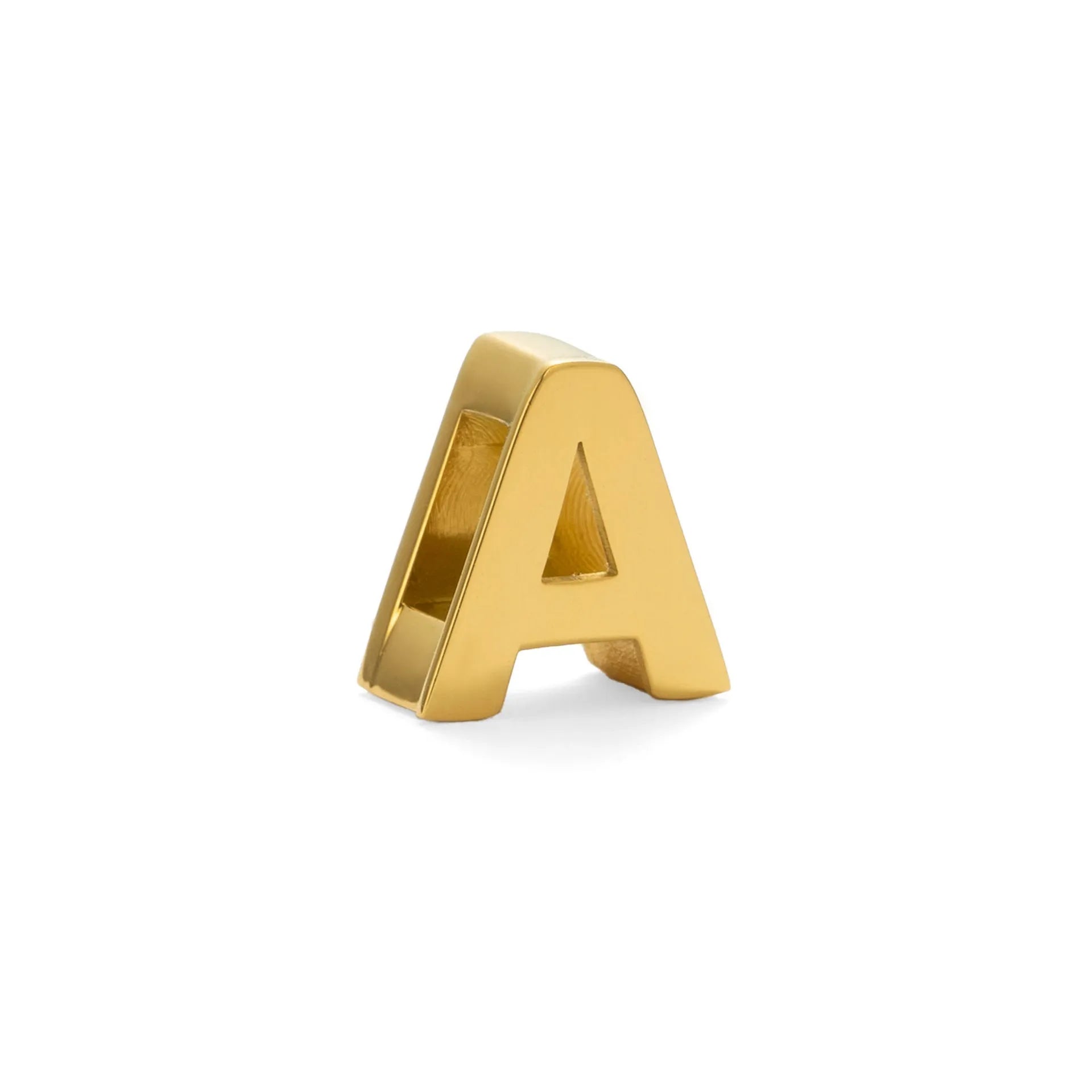 Titanium steel necklace with a single charm showing a number or letter on a 40.5cm gold or silver chain.