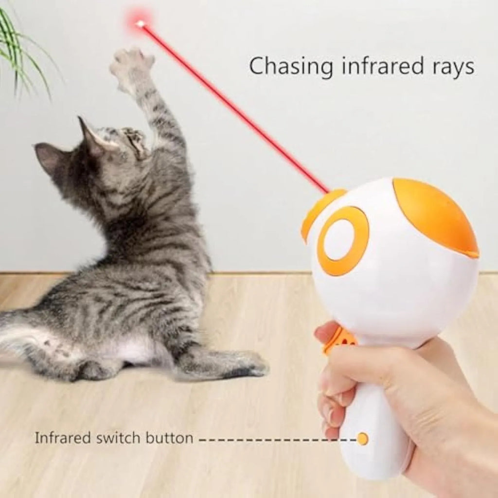 Green dog treat launcher and slow feeder toy for interactive pet training