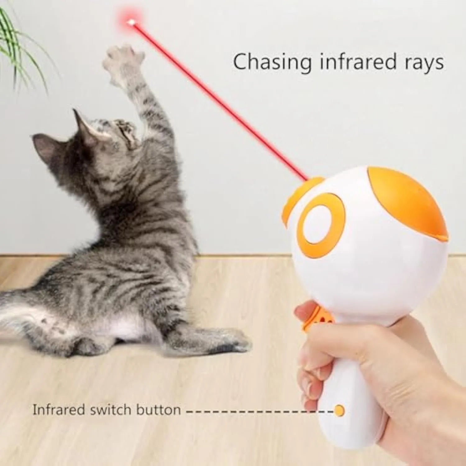 Green dog treat launcher and slow feeder toy for interactive pet training