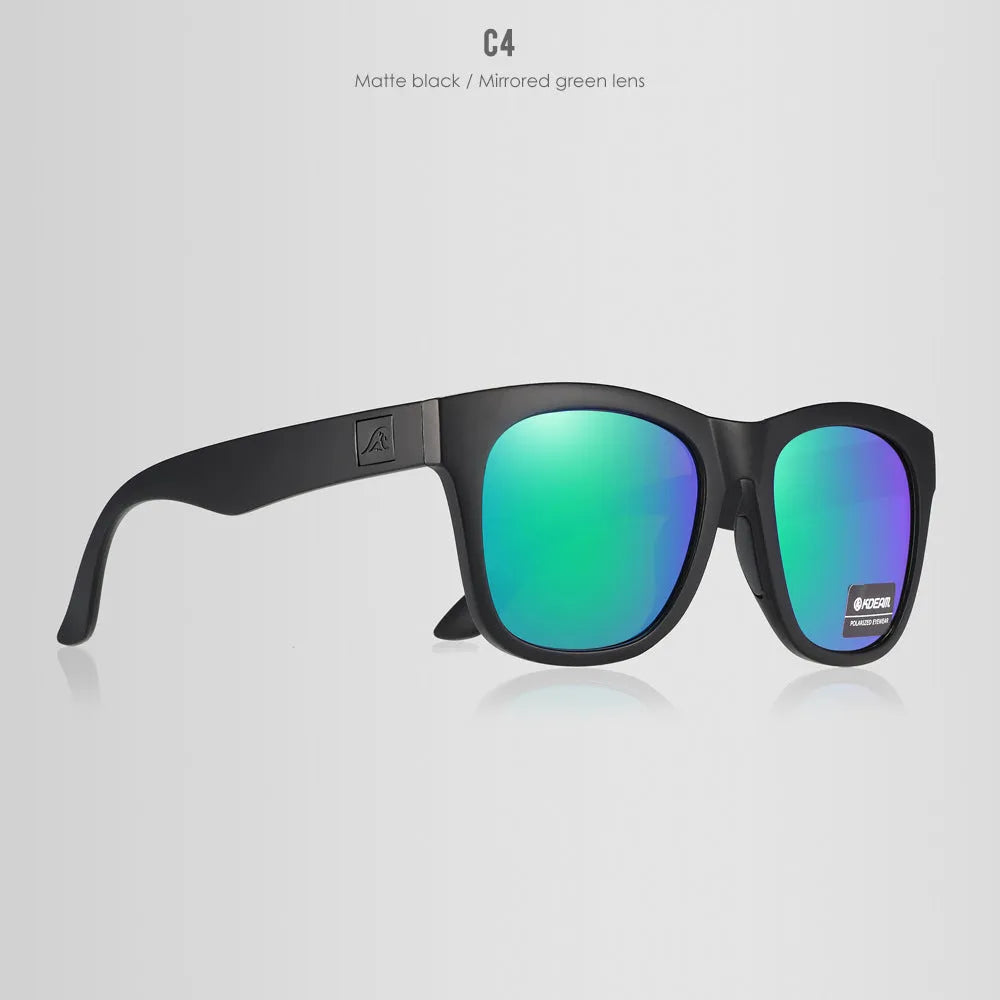 Thickened polarised sunglasses with TAC lenses and PC frame in various colour options