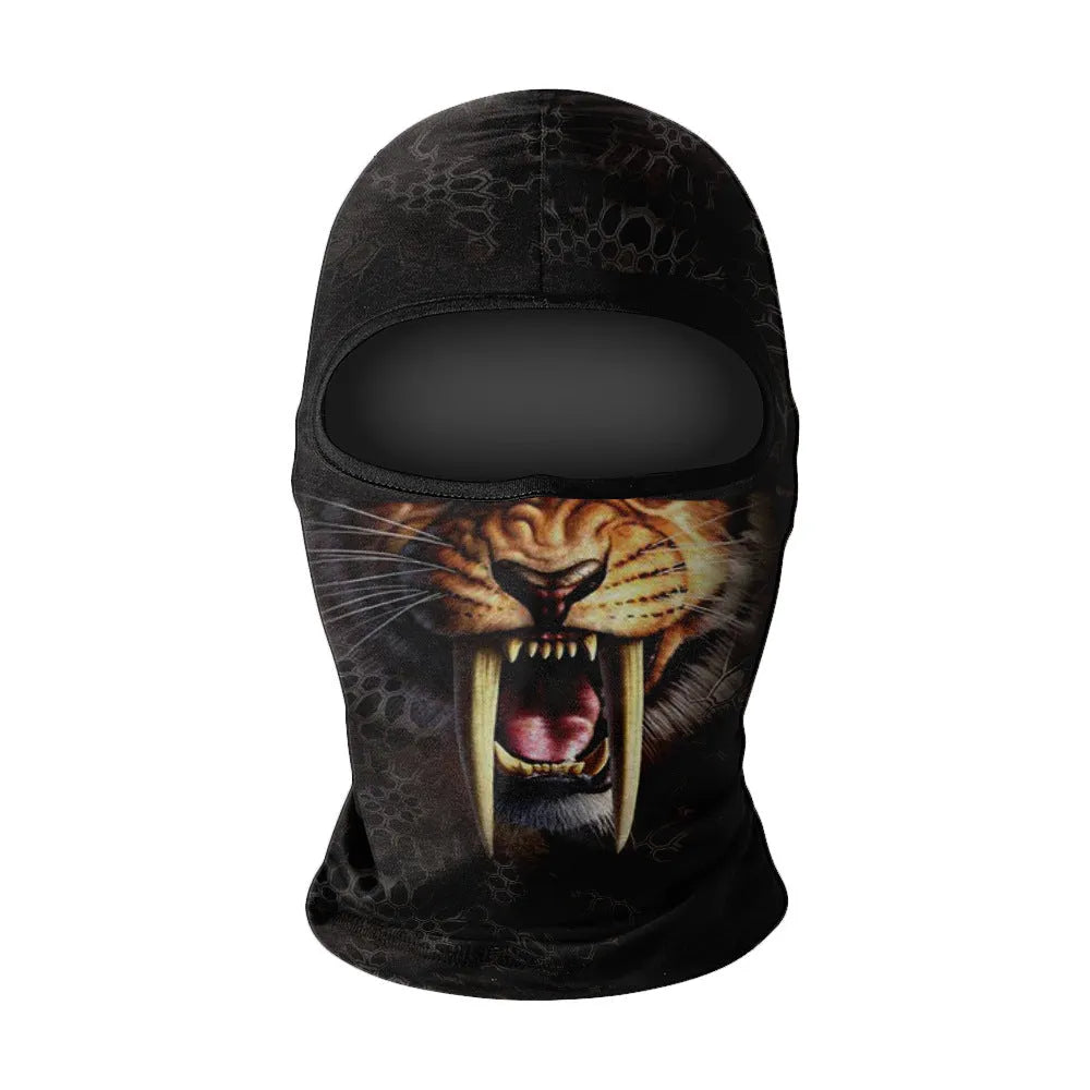 Men's summer breathable full face sun protection quick-drying ice silk polyester balaclava