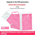 Upgraded 5th generation cat grooming bag in a pink and white colour scheme