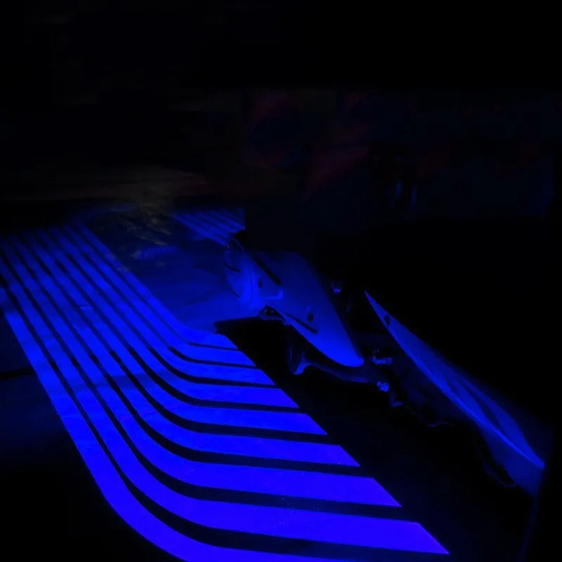 Motorcycle chassis ambience light in aviation aluminium alloy with 3W LED, blue colour option