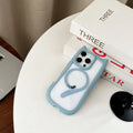 Clear acrylic and TPU two-layer phone case for iPhone 17 models on a table