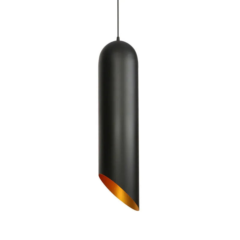 Retro iron art chandelier ceiling light in matte black finish for bedroom or living room