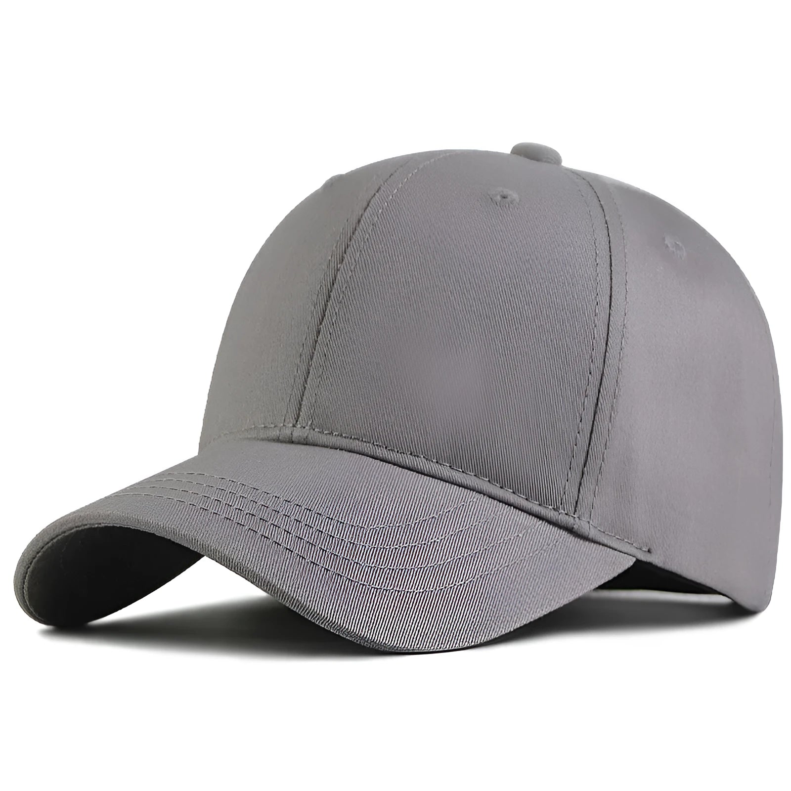 Cotton twill wide brim dome crown hat in khaki for sun protection with breathable lightweight feel