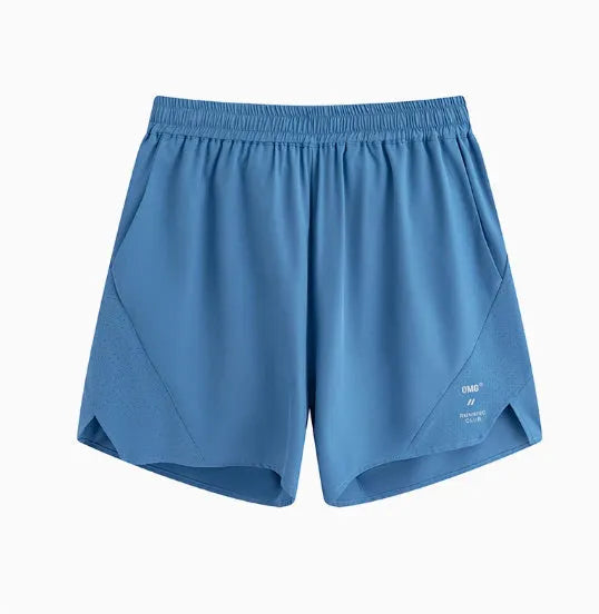 Men's running shorts with laser stitching and stretch fabric for training workouts