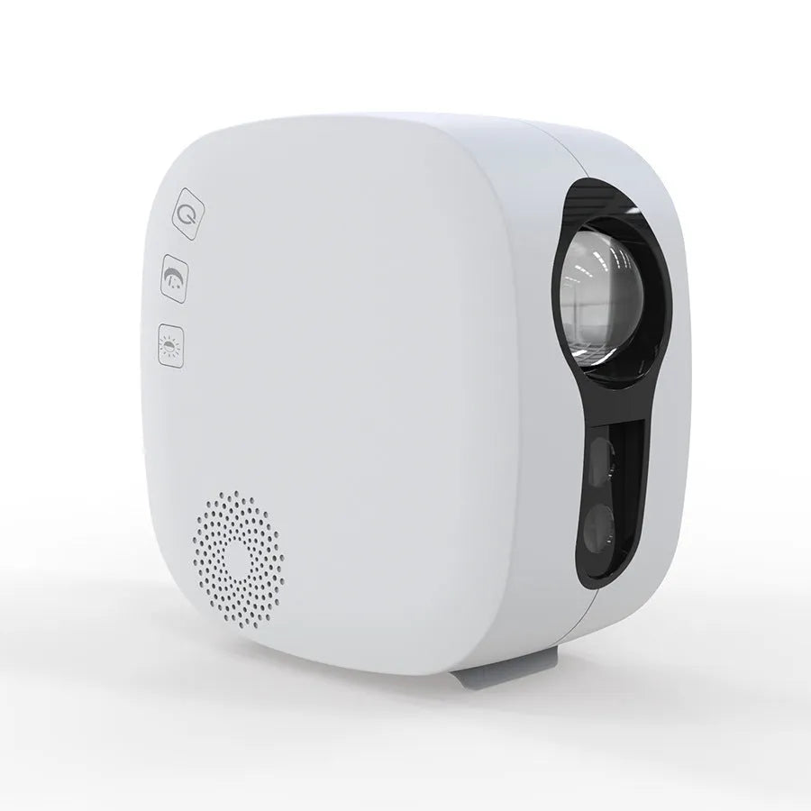 Laser starry sky projection lamp in modern design with Bluetooth music playing functionality