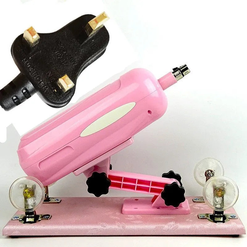 Bobb automatic telescopic thrusting sex tool in purple colour with 37x15cm PVC construction