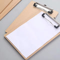 A4 hard wood clipboard folder board with metal clip and hanging hole, 22.5 by 31.5 cm