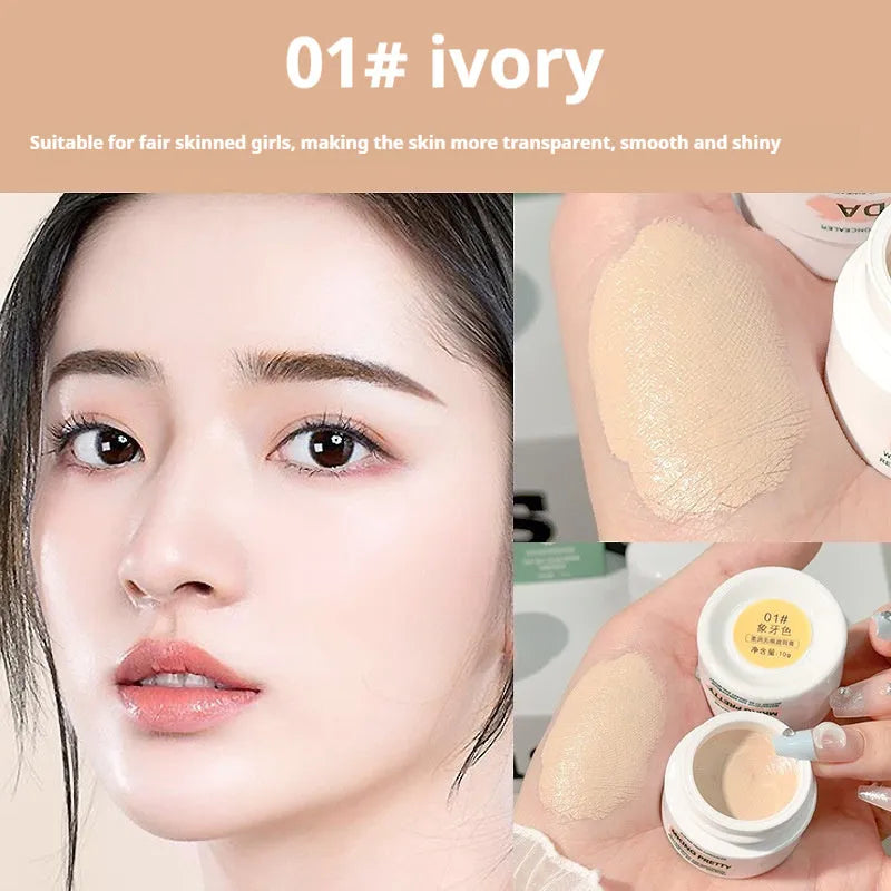 Women's moisturising non marking anti sweat concealer in three shades: Ivory, Natural, Beige