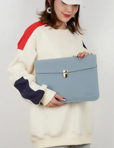 Matte PU fabric notebook inner bag 12 inch size simple handbag