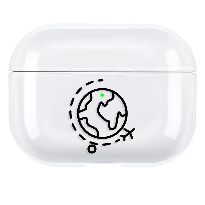 AirPods Pro 3 protective case cover in solid colour made from PC material