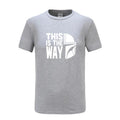 Men's short-sleeved pure cotton t-shirt available in multiple colours sizes XS-XXL
