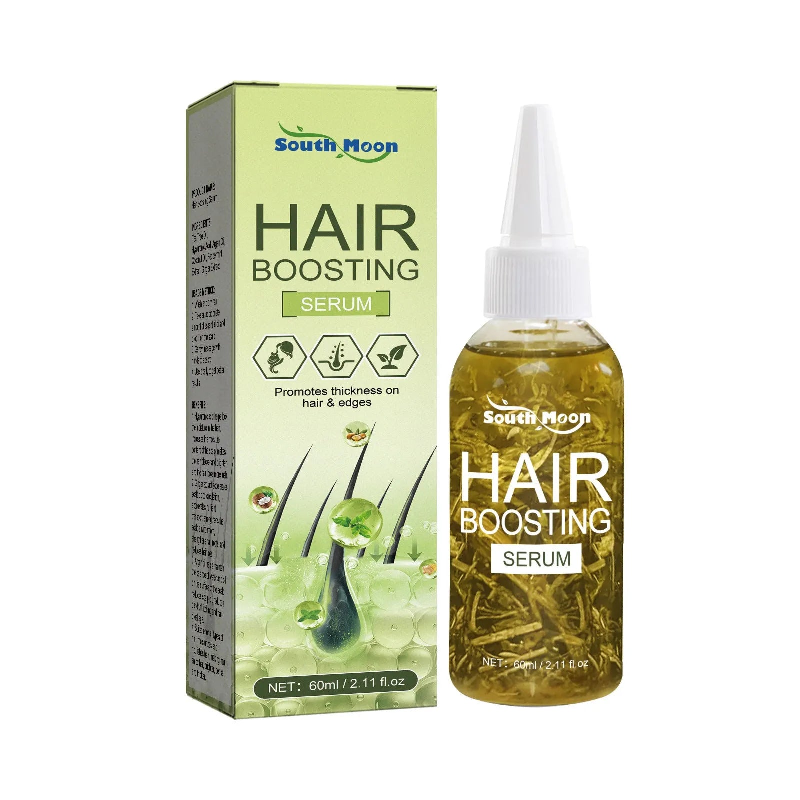 60ml bottle of anti-fall repair hair essential oil for dry ends