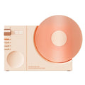 Mini Bluetooth portable speaker in Obsidian Black, Ivory White, Coral Pink or Plum Green colours with USB charging port