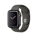 Ultra-thin half wrap leather case for Apple Watch Series 4 44mm in black