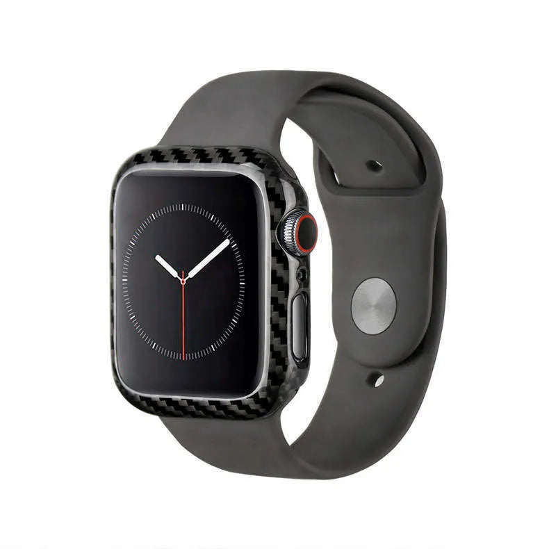 Ultra-thin half wrap leather case for Apple Watch Series 4 44mm in black