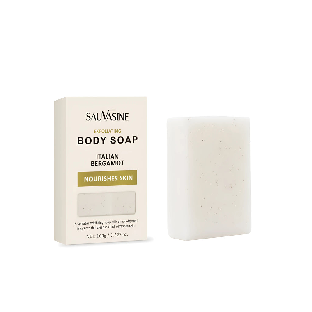 SWXA386 exfoliating and moisturising manual body soap bar for adults.