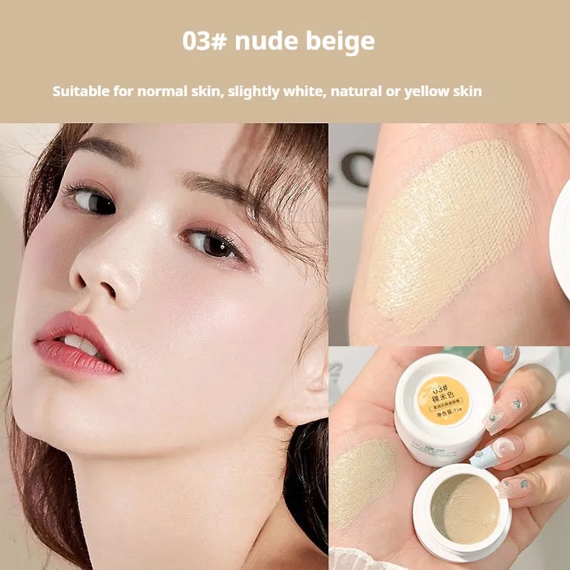 Women's moisturising non marking anti sweat concealer in three shades: Ivory, Natural, Beige