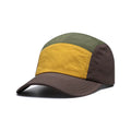 Men's cotton-polyester baseball cap with curved brim and five-piece colour matching design in multiple colour options