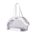 MOORPET leather cat carry bag in solid colour with 25-litre capacity