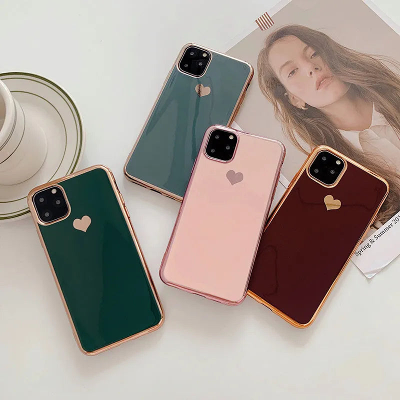 TPU iPhone back cover case in solid colour for iPhone 11 X 6-8 series models