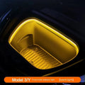 Tesla Model 3 and Model Y front centre console ambient lighting kit with soft silicone light bar