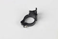 Black aluminium alloy clamp ring with a 28.6mm diameter for vehicle cable management.