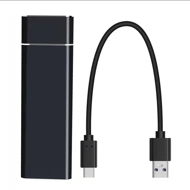 6TB ultra-thin metal external hard disk with data cable and power supply, in choice of five colours.
