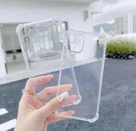 Mirror finish TPU protective phone case for iPhone in various colours
