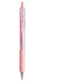 Pack of 12 gel pens with black ink and 0.5mm bullet tip in assorted colours on white background
