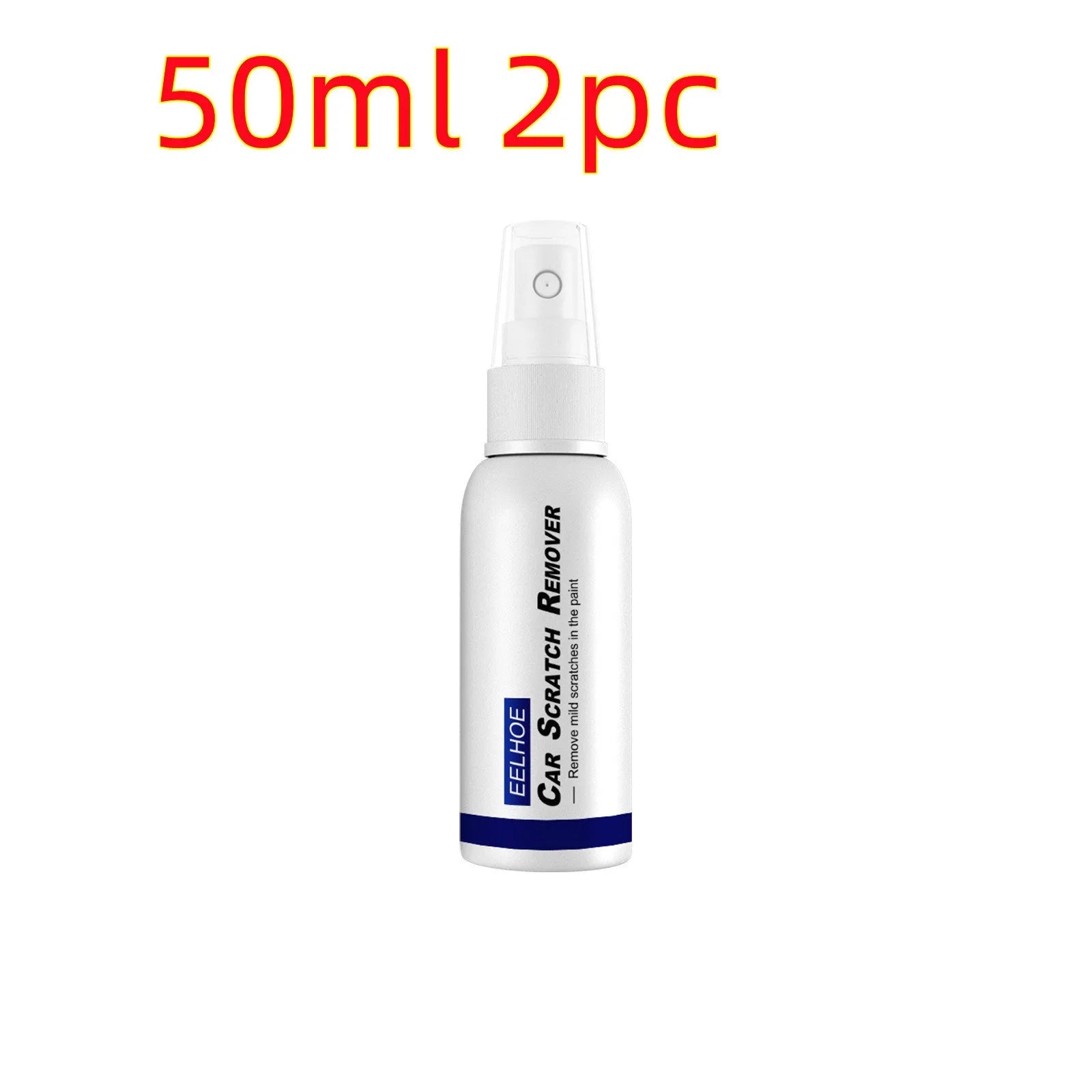 Car scratch repair spray can in various sizes: 30ml, 50ml, and 100ml.