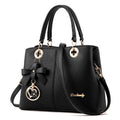 Retro-style PU leather handbag with zipper and one-shoulder strap in multiple colours.