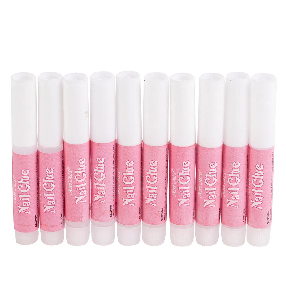 2g nail art glue 10pcs pack for personal use with paste application