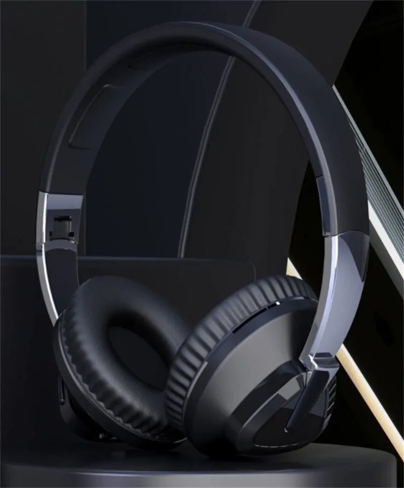 H3 Wireless Subwoofer All-Inclusive Headset in black, white, blue, and khaki colour options showing over-ear design