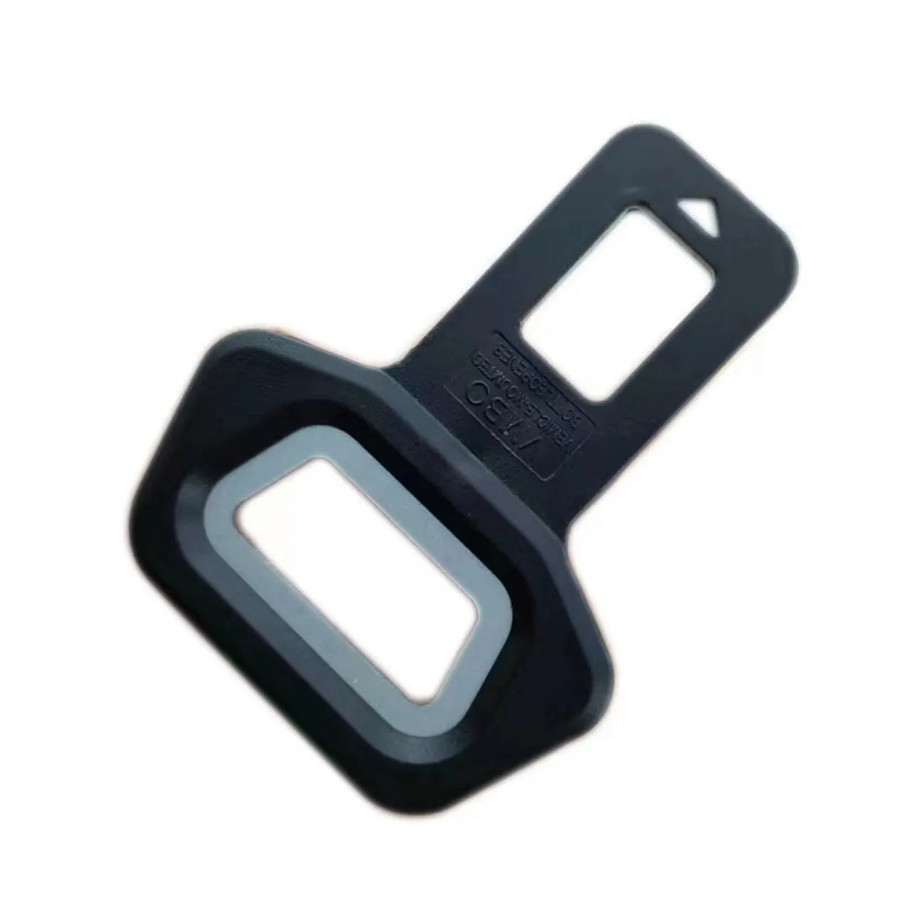 Lock tongue buckle key chain bottle opener with frosted carbon fibre finish on aluminium alloy