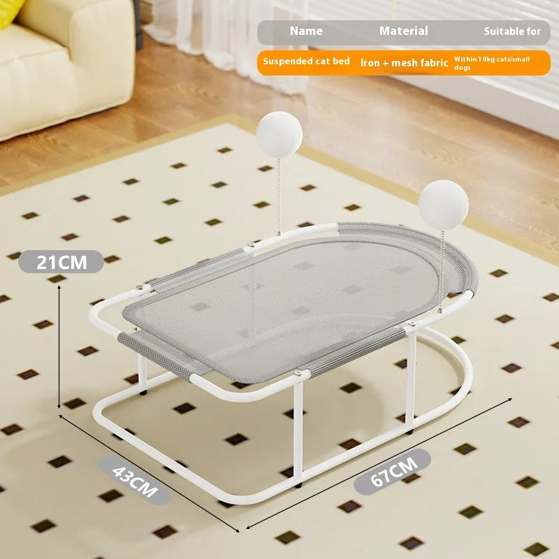 Large grey fabric breathable kennel for cats and puppies