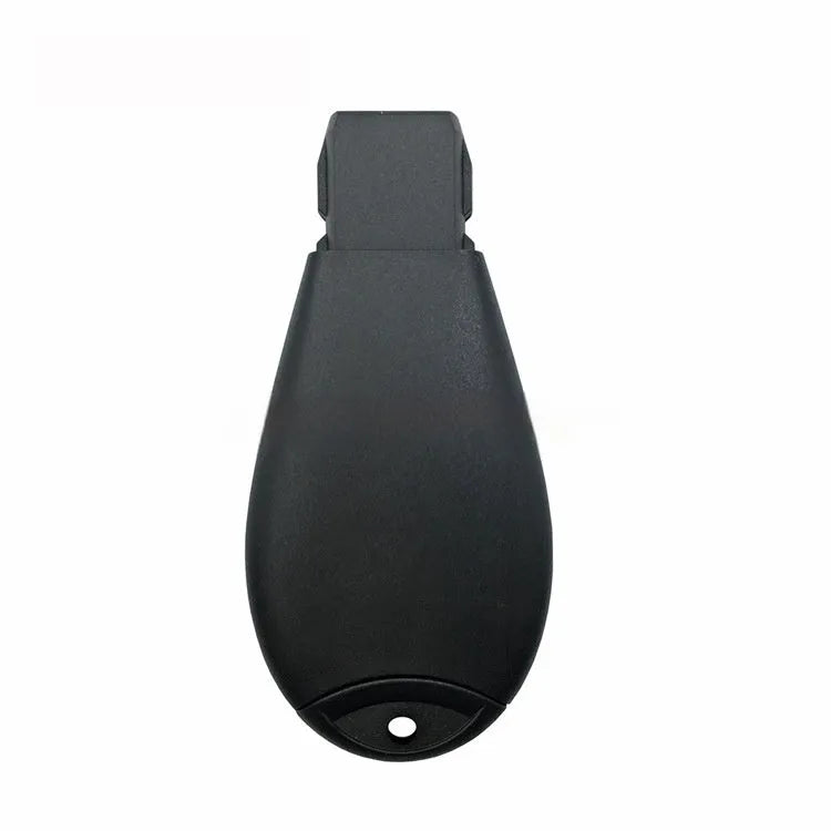 Dodge Chrysler smart key card replacement shell, blank plastic housing measuring 85mm by 42mm.