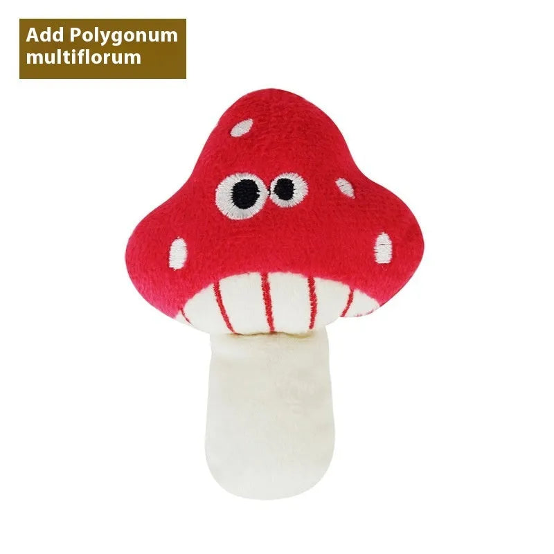 Polygonum multiflorum wood cat toy with catnip in food shapes like burrito and pineapple