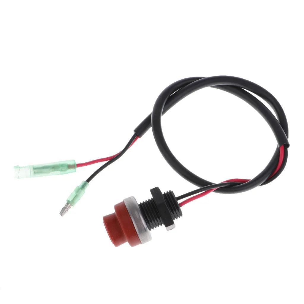 YAMAHA outboard motor emergency kill switch with rope lanyard for marine engine safety