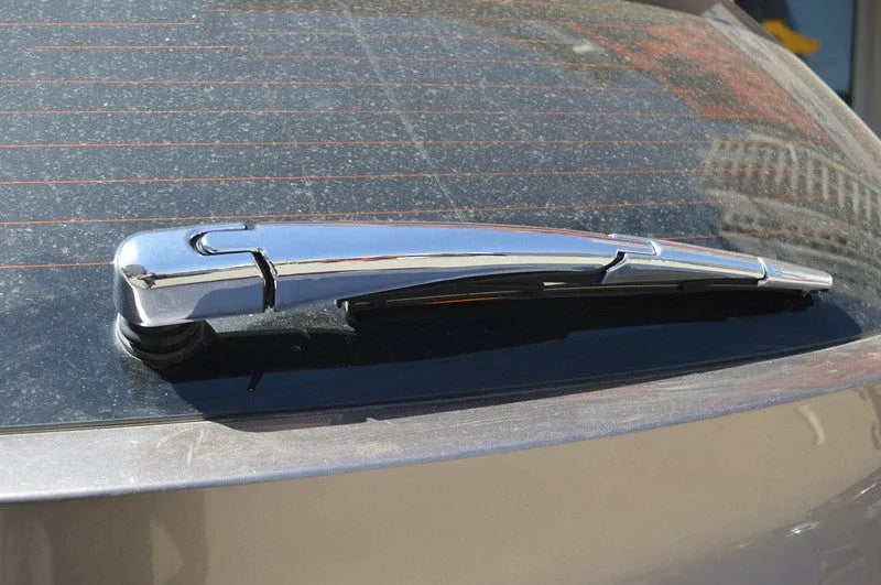 Hyundai rear window wiper cover trim set - four silvery ABS plastic pieces