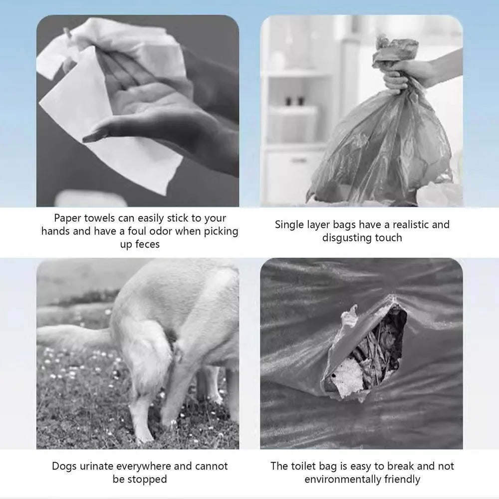 White blue ABS plastic dog poop scooper with cloud-shaped jaw design for outdoor pet waste collection