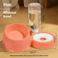 Automatic pet drinking fountain with stainless steel ceramic double bowls in multiple colour options