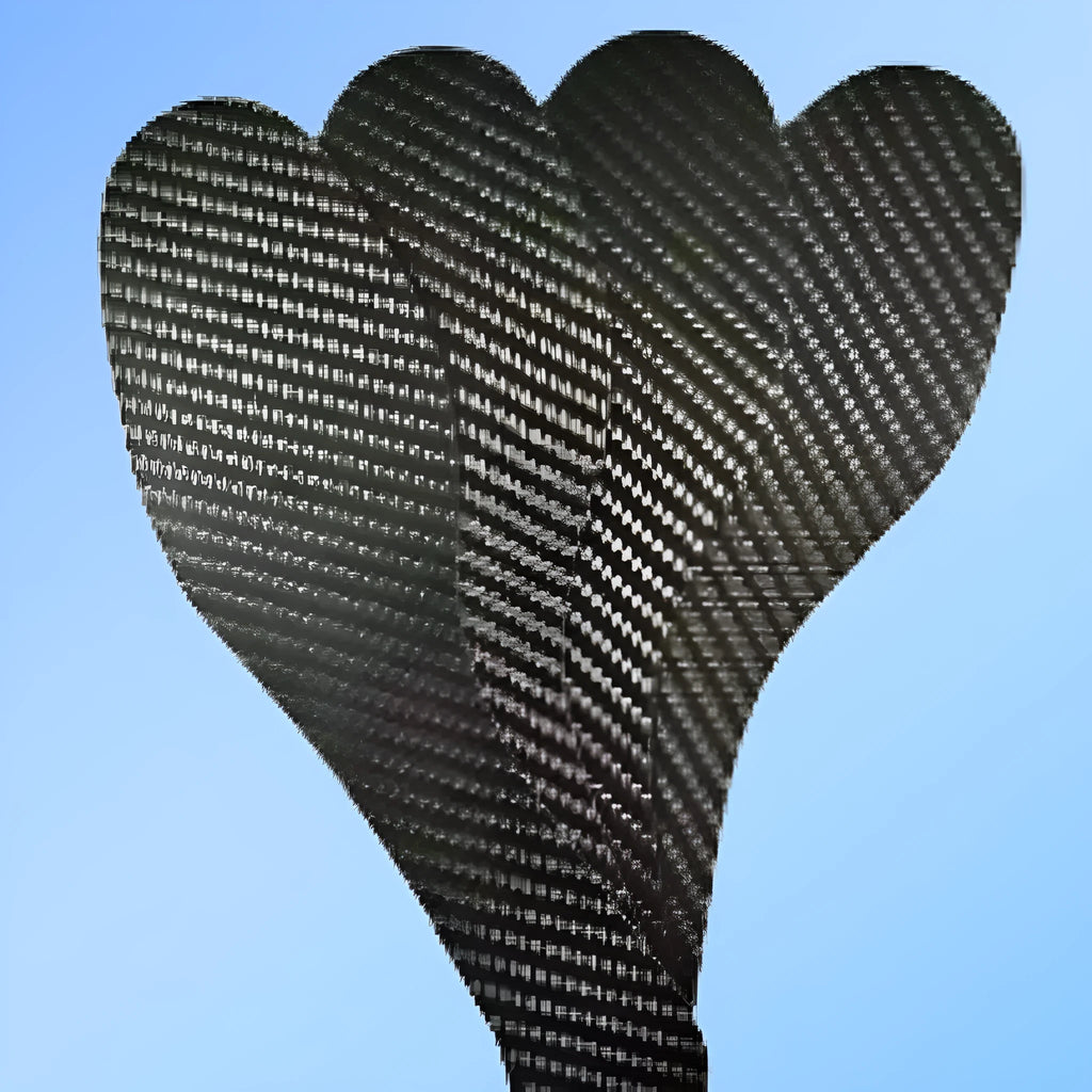 Black 3K carbon fiber running insoles showing full palm design, placed next to a running shoe.